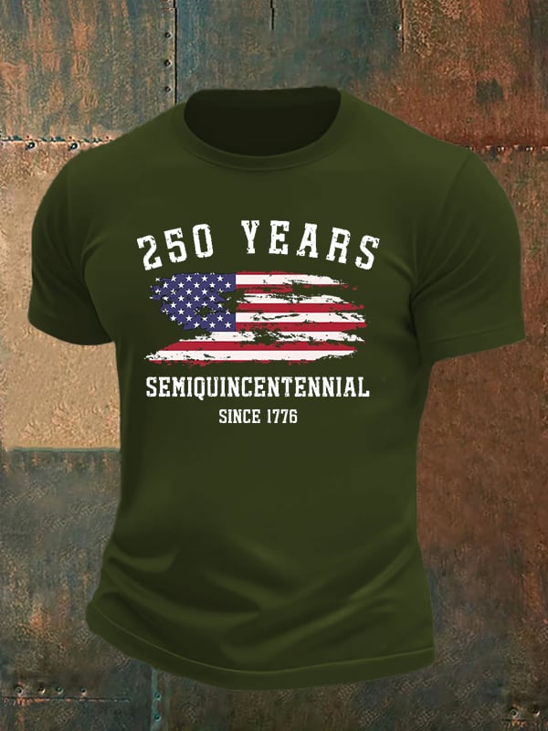 Men's 250 Years Semiquincentennial Since 1776 T-Shirt