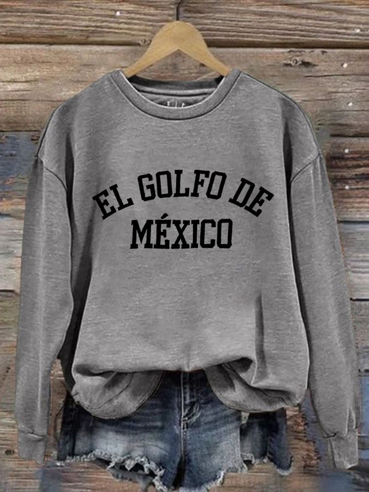 Women's Gulf Of Mexico Print Sweatshirt