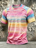 Men's Retro Print Short-Sleeve T-Shirt
