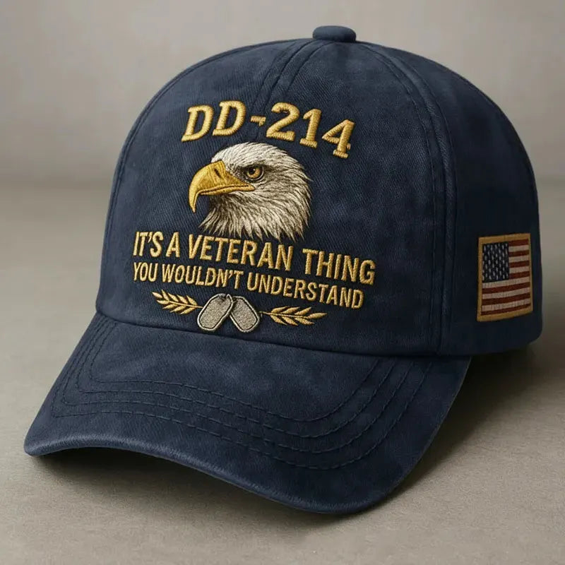 Embroidered DD214 US 250th Anniversary Cap