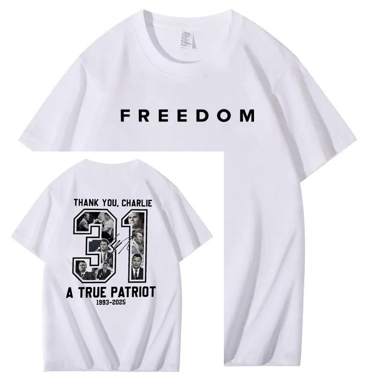 A Ture Patriot   Pattern100% Cotton T-Shirt