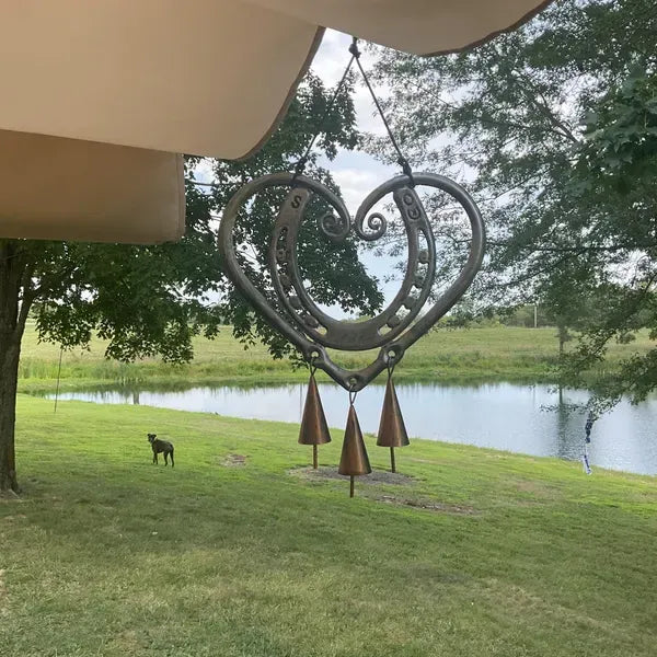 The Horseshoe Heart Wind Chime ❤🐎