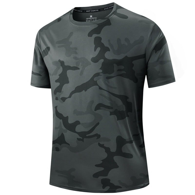 Men's Camouflage Quick-Dry Breathable Outdoor Short-Sleeve Shirt
