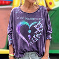 No Story Should End Too Soon Women's Alzheimer's Awareness Support Pattern T-shirt