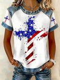 Women's 250th Anniversary Printed Short-Sleeved T-Shirt