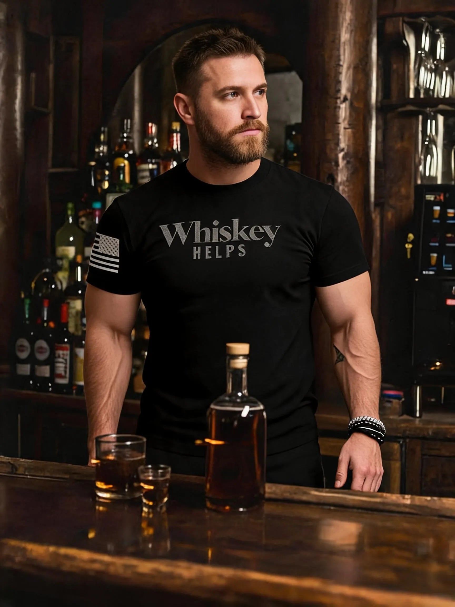 Whiskey Helps T-Shirt