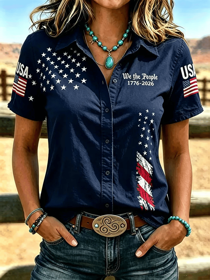 Women'S Casual Printed Top