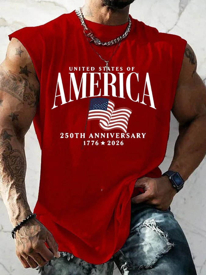 Men'S Casual Printed Vest