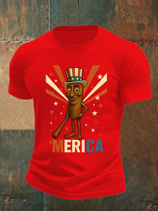 Men's MERICA Print T-Shirt