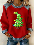 Women's Christmas Print Casual Top