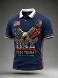 Men's Printed Polo Shirt for USA 250th Anniversary