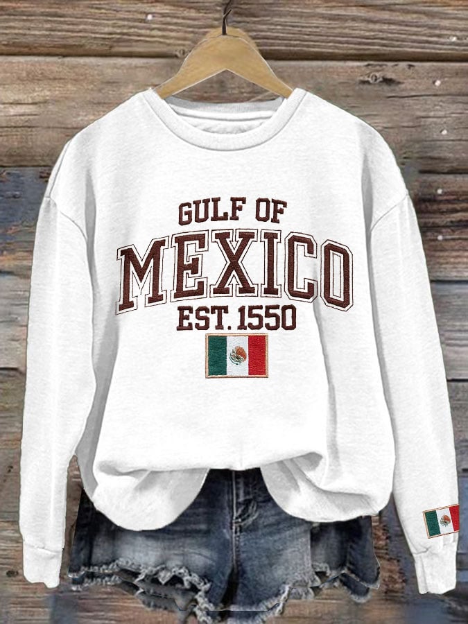 Women'S Gulf Of Mexico Print Sweatshirt