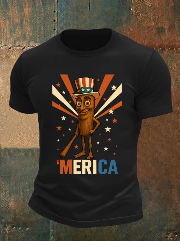 Men's MERICA Print T-Shirt