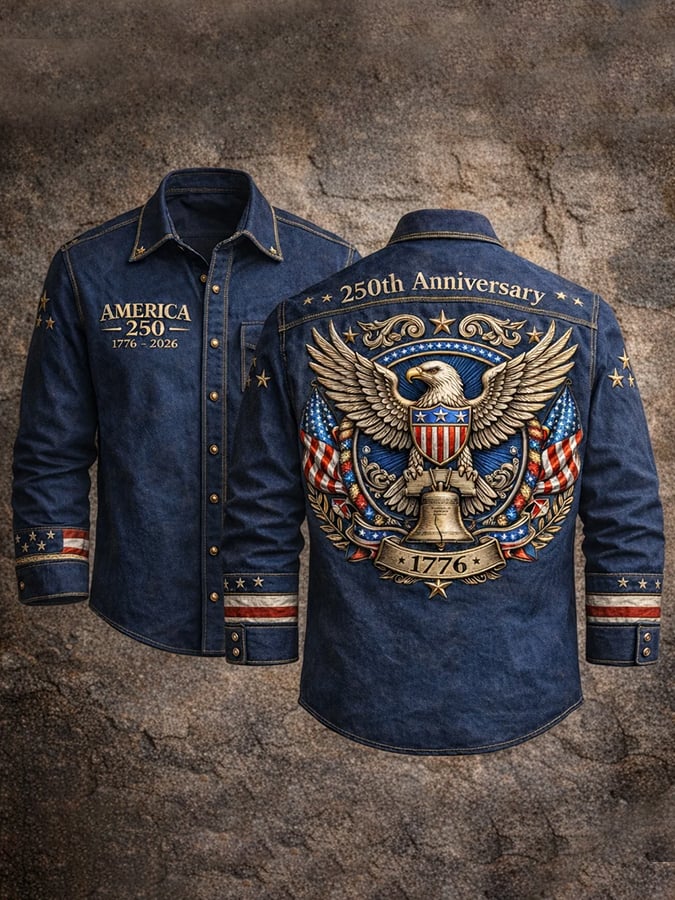 Men's 250th Anniversary Print Shirt