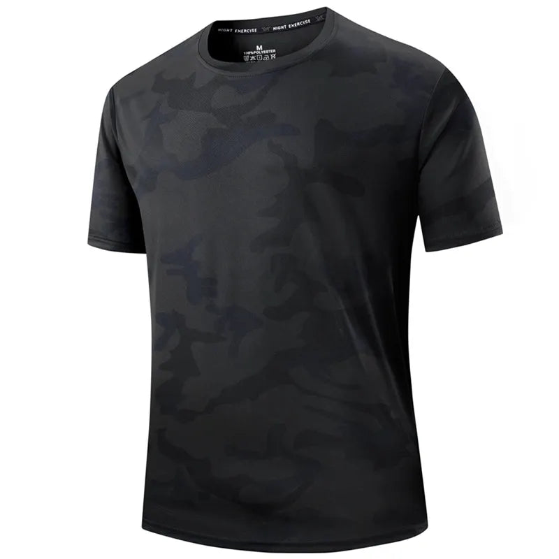 Men's Camouflage Quick-Dry Breathable Outdoor Short-Sleeve Shirt
