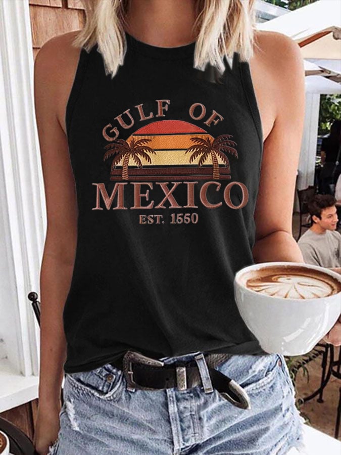Women's Gulf of Mexico Est 1550 Print Vest