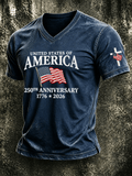 Men's USA 250th Anniversary Printed T-shirt
