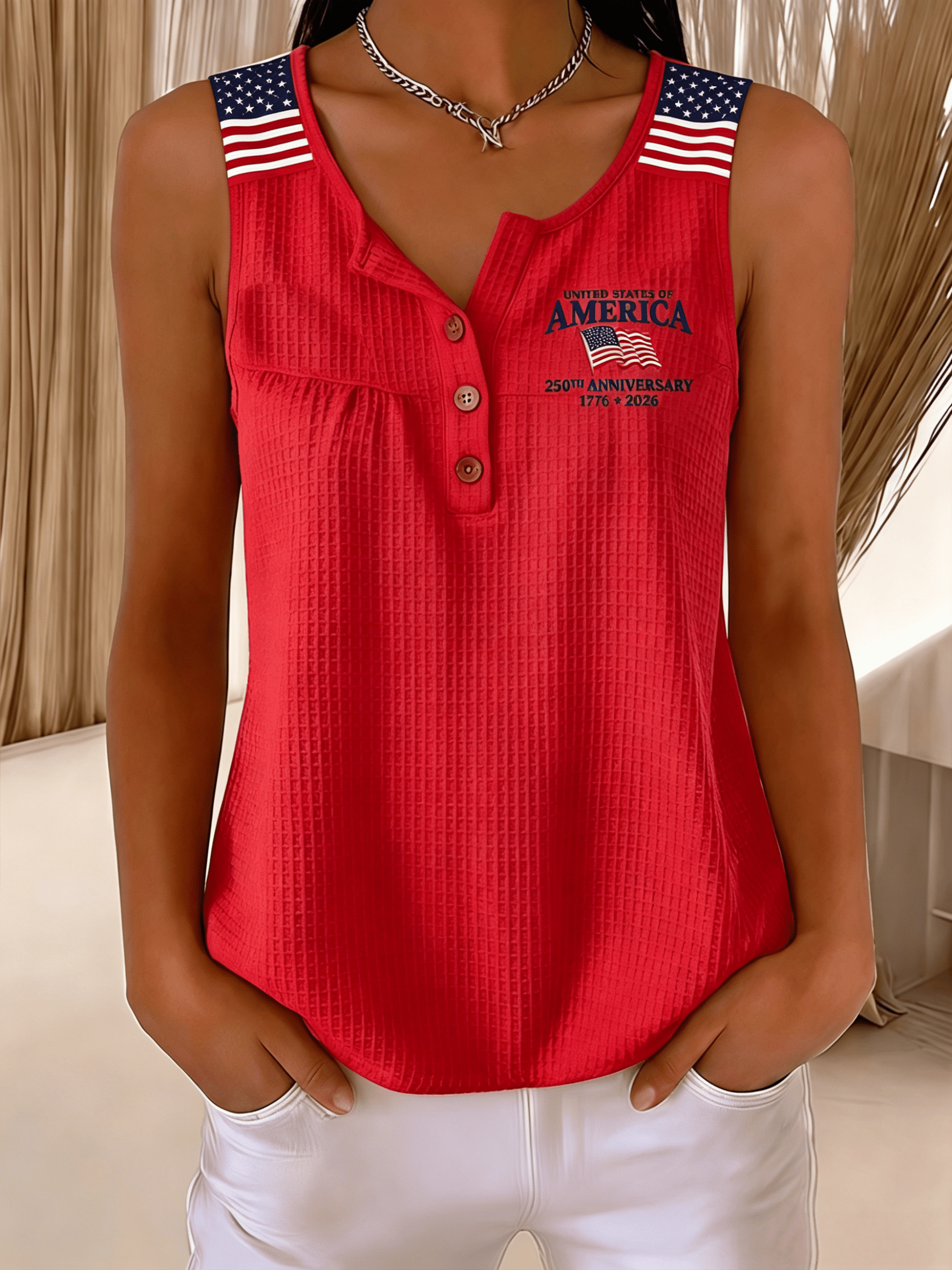 Women’s USA 250th Anniversary Freedom Graphic Tank Top