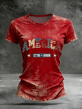 Women's  America 250th Anniversary Print T-Shirt