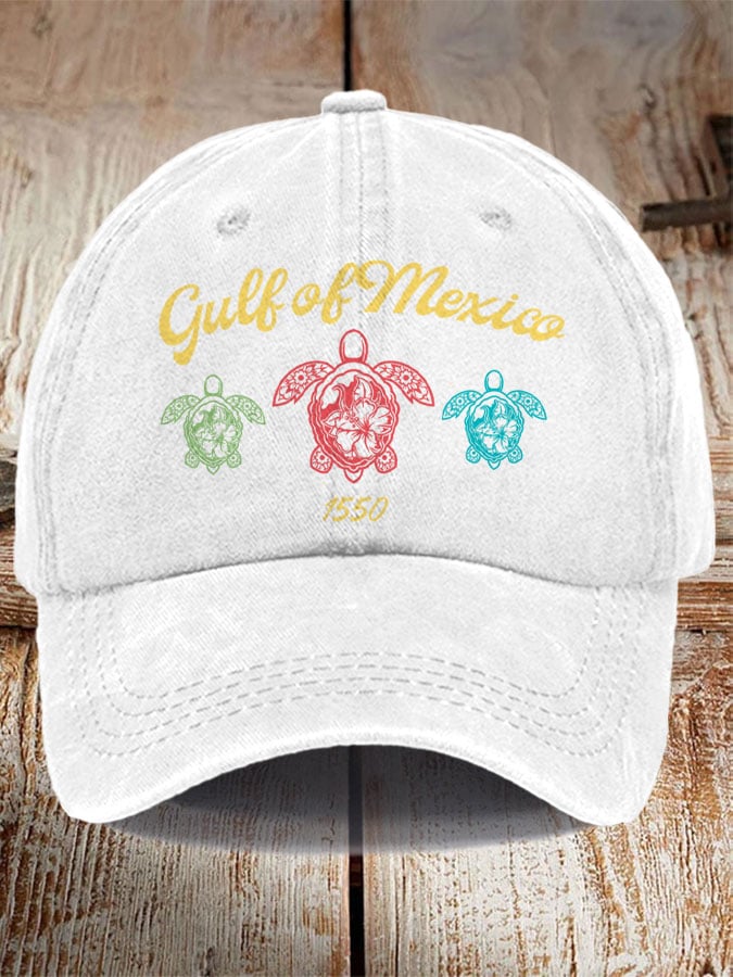 Unisex Gulf Of Mexico Print Hat