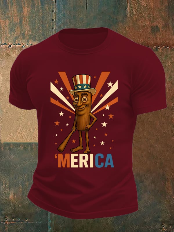 Men's MERICA Print T-Shirt