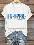 Women's Autism V-neck T-shirt