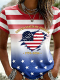 Women's  America 250th Anniversary Print T-Shirt