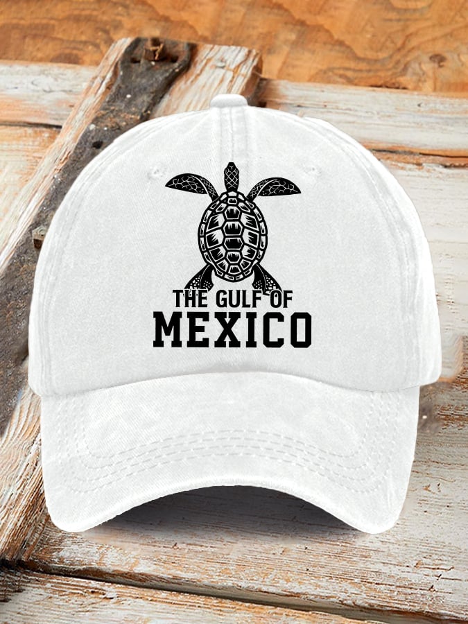 Retro Gulf Of Mexico Stay Salty And Resist Printed Baseball Cap