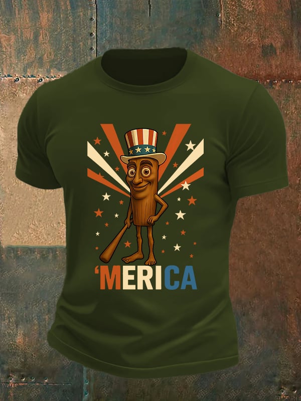 Men's MERICA Print T-Shirt