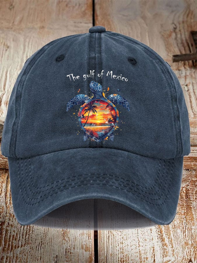 Unisex Gulf Of Mexico Print Hat