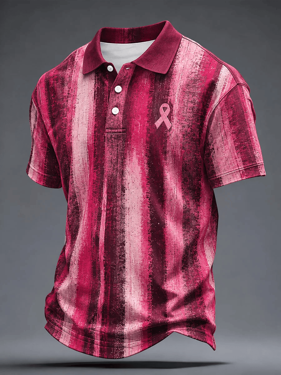 Men's Breast Cancer Awareness Real Men Wear Pink Shirt