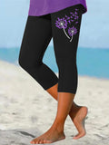 Women's Alzheimer's Awareness Relaxed Leggings