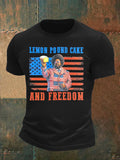 Men's Lemon Pound Cake  Printed T-Shirt