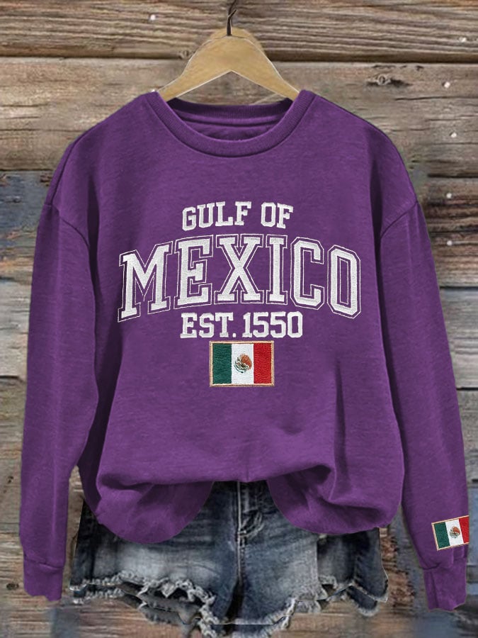 Women'S Gulf Of Mexico Print Sweatshirt