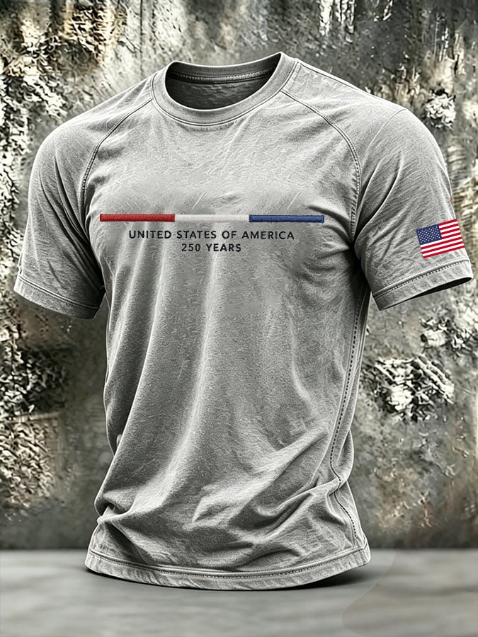 Men's UNITED STATES OF AMERICA 250 YEARS Short-Sleeve T-Shirt