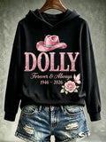Women's Music-Themed Graphic Casual Sweatshirt