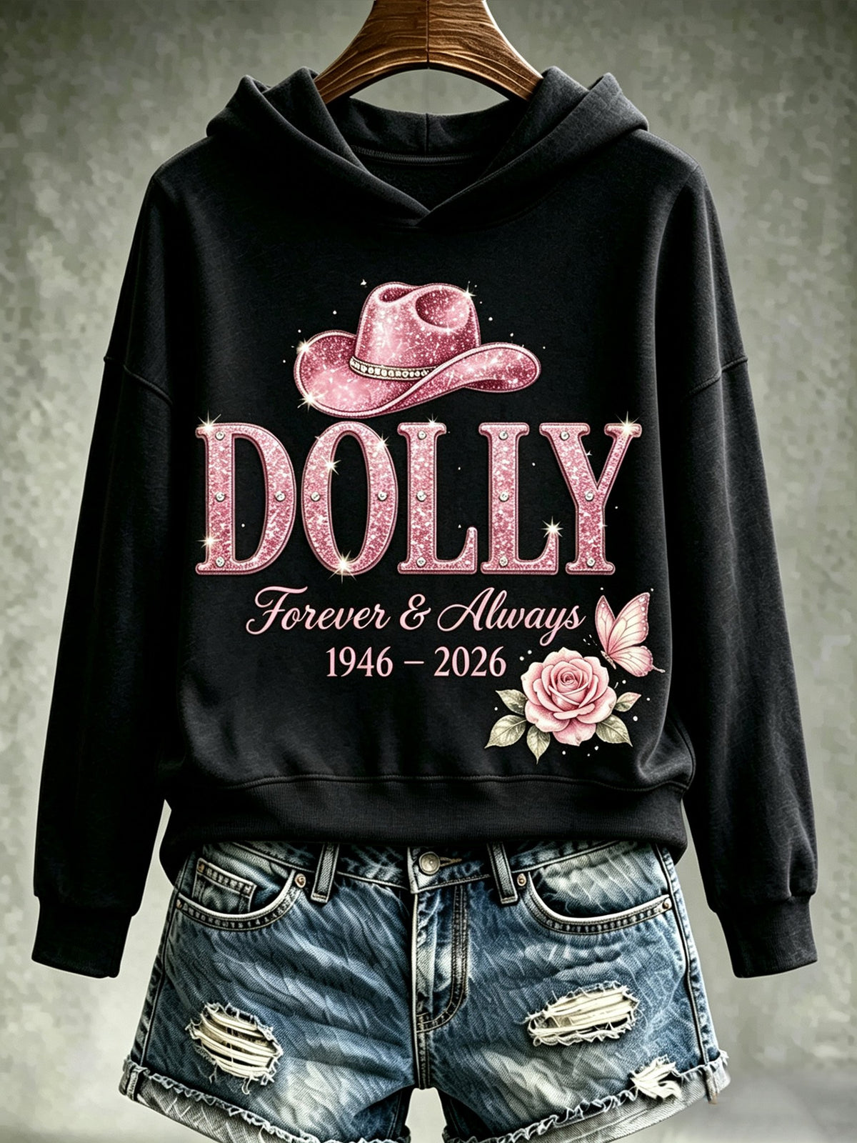 Women's Music-Themed Graphic Casual Sweatshirt