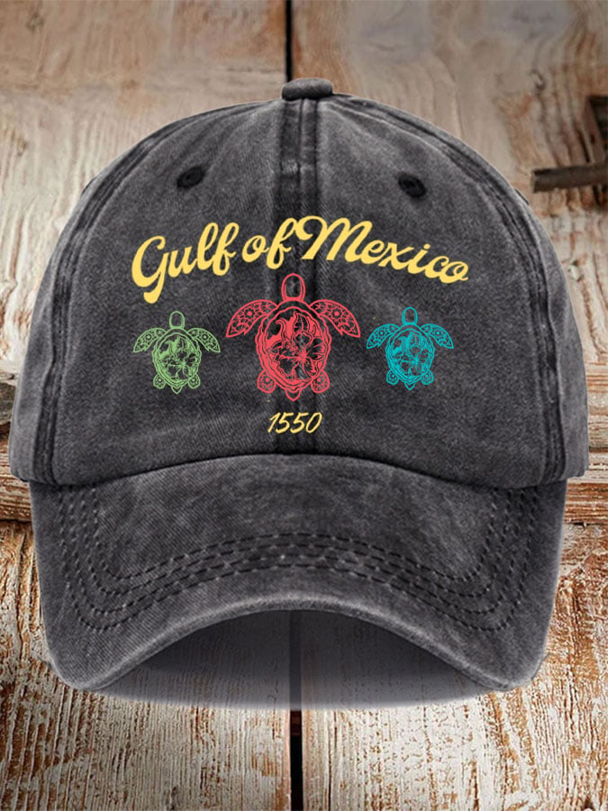 Unisex Gulf Of Mexico Print Hat