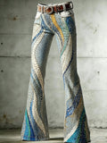 Ladies' Western Style Daily Casual Denim Pants