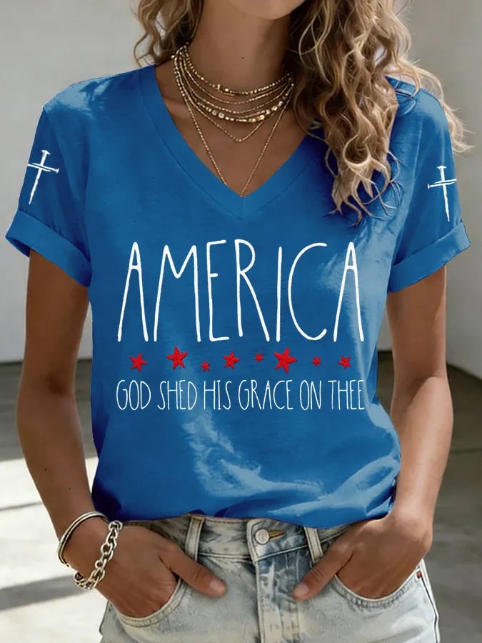 Women's 250th Anniversary Print Casual Top
