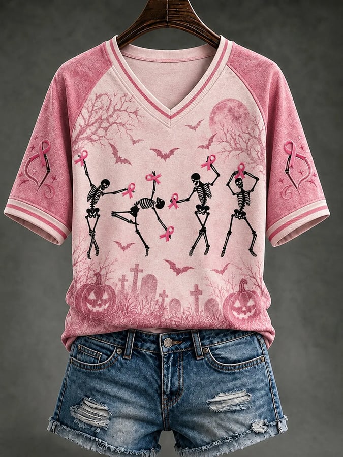Halloween-Themed T-Shirts Promoting Breast Cancer Prevention In Women