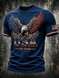 Men's USA 250th Anniversary Printed T-shirt