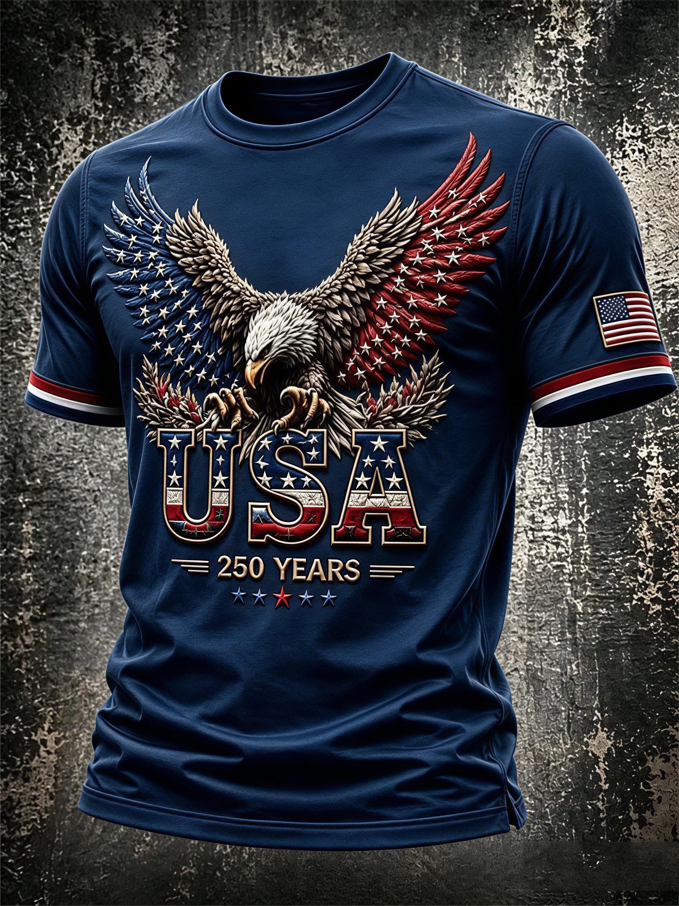 Men's USA 250th Anniversary Printed T-shirt