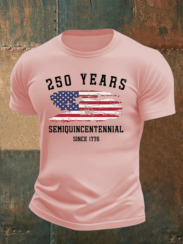 Men's 250 Years Semiquincentennial Since 1776 T-Shirt
