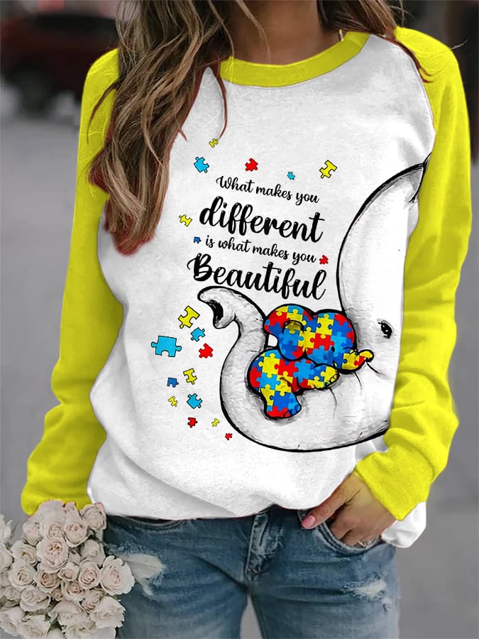 Women's What Makes You Different Is What Makes You Beautiful Sweatshirt