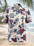 Men's U.S. 250th Anniversary Hawaiian Short-Sleeve  Shirt