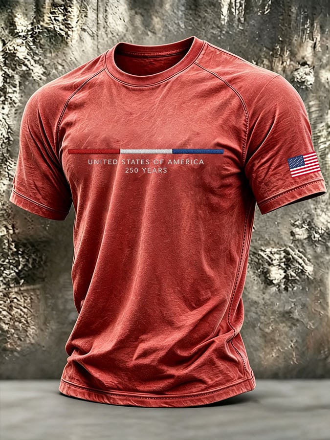 Men's UNITED STATES OF AMERICA 250 YEARS Short-Sleeve T-Shirt