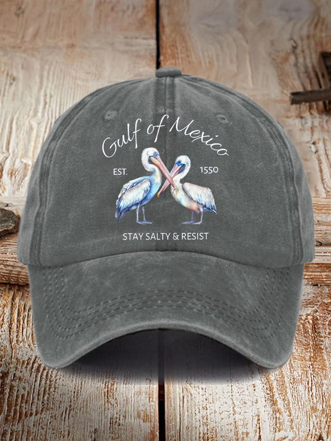 Gulf Of Mexico Print Baseball Cap