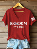 Retro 250th Anniversary Print T-Shirt