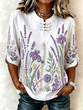 Women's Fashion Floral Print Shirt